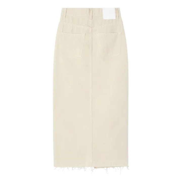 Sophie + Lucie Jupe Longue Denim | Ecru