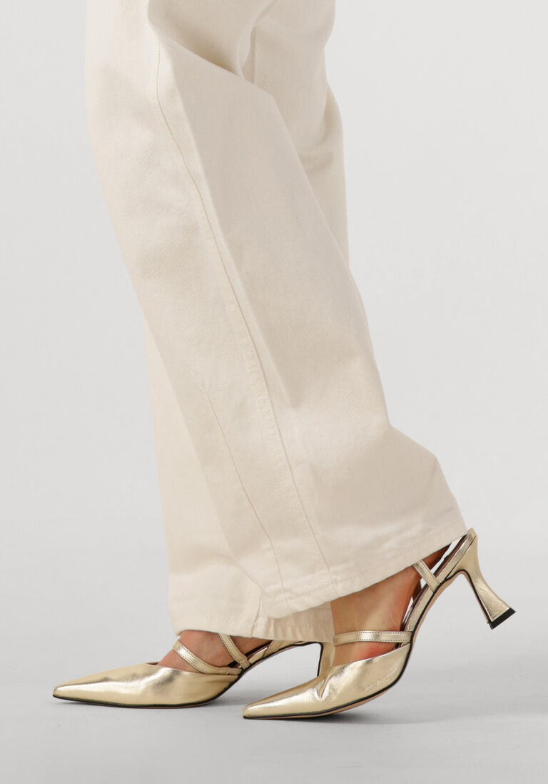 gouden notre-v sandalen met hak 2722