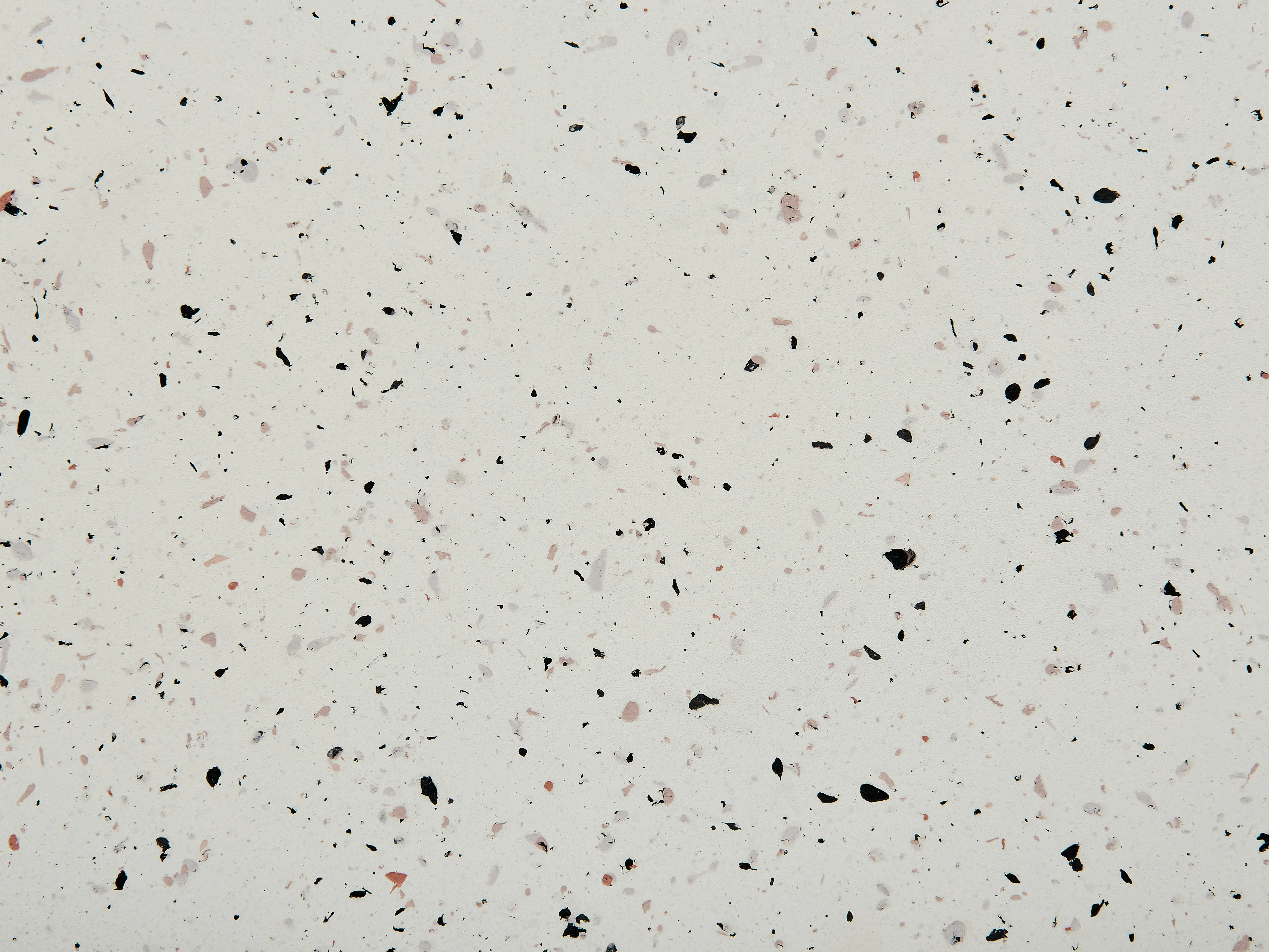 Bijzettafel CAFFI 50 cm 50 cm Wit terrazzo
