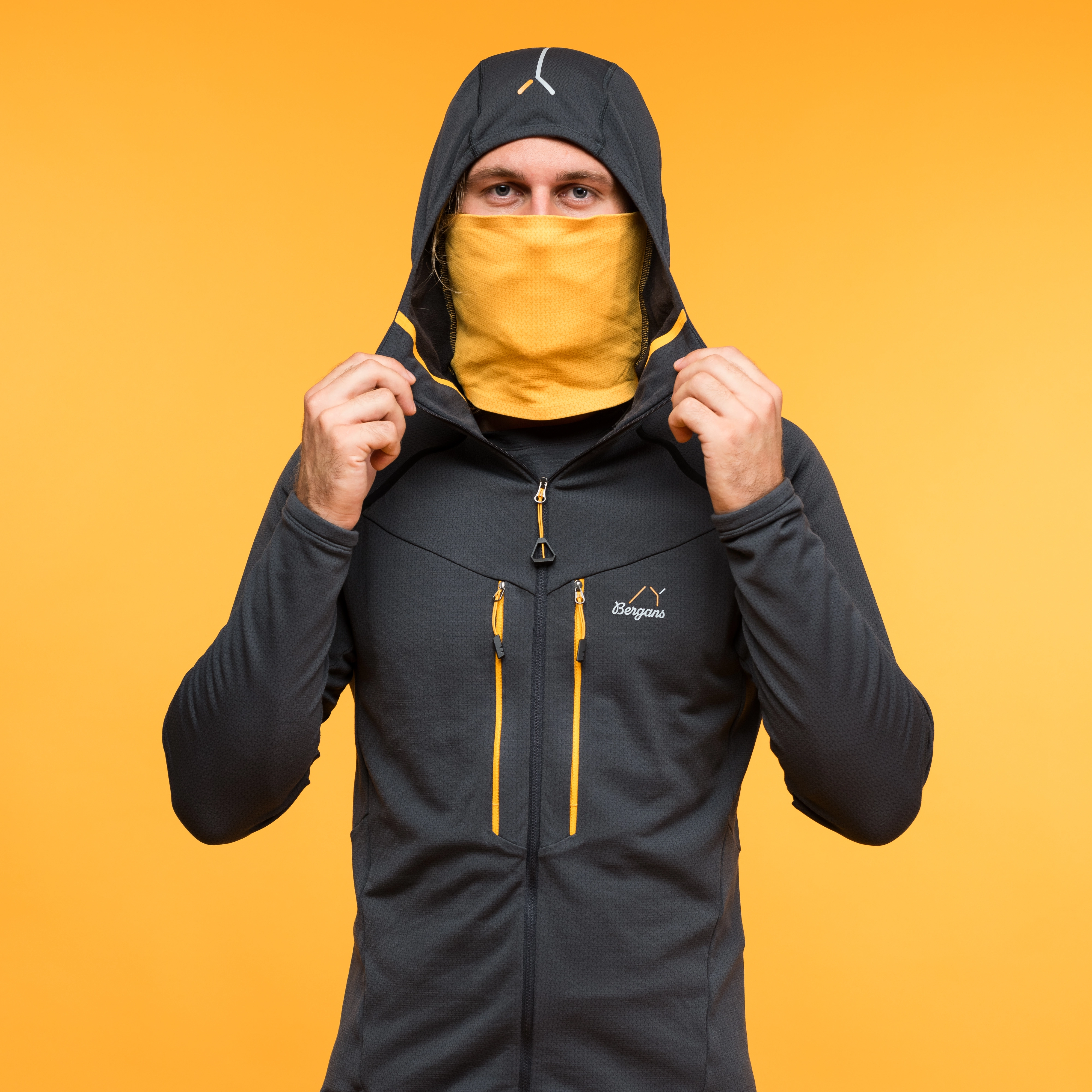 Y MountainLine Wooltech Midlayer Jacket Men Dark Shadow Grey