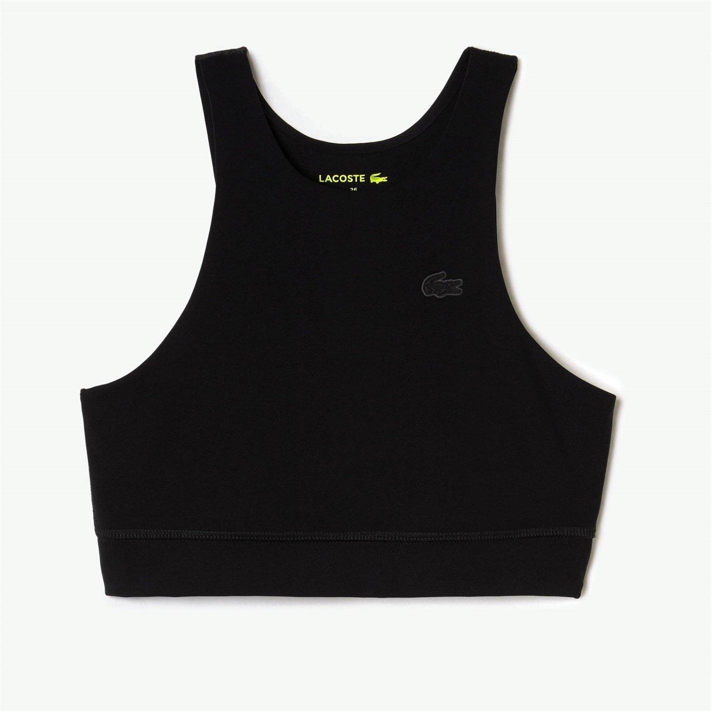 Lacoste Logo Patch Sports Bra