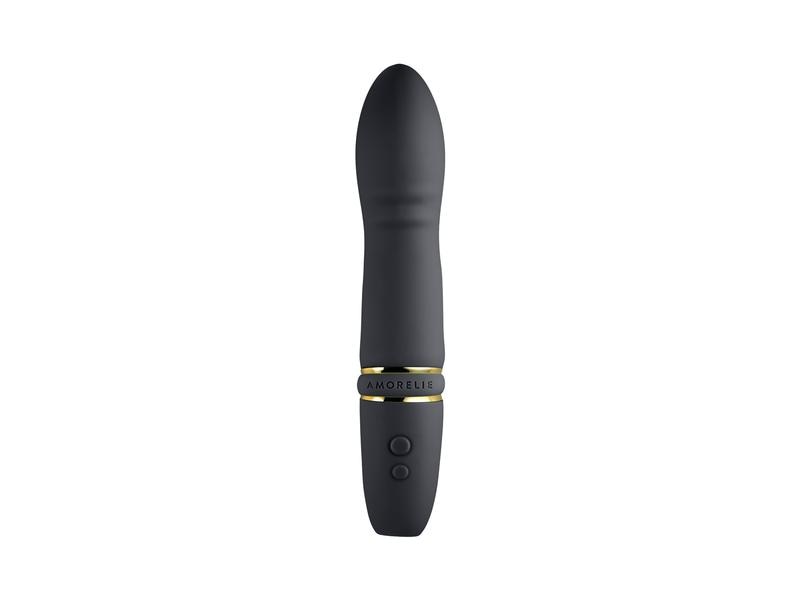 Amorelie G-Punkt-Vibrator «Ride» Grey Hochwertiges Sextoy für die G-Punkt Stimulation