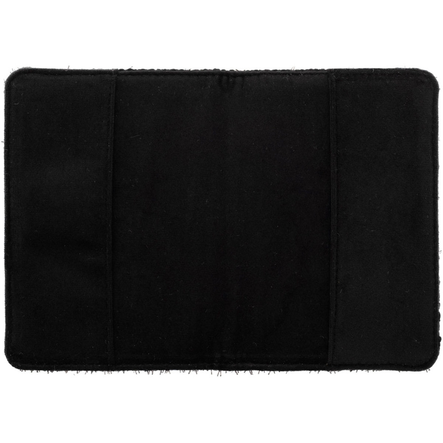 DARK Tweed Passport Cover Black