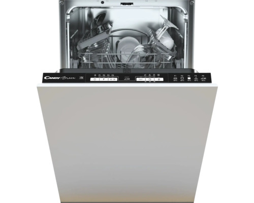 Candy CDIH 2L1047 compacte vaatwasser, 45 x 88,5 x 48,5 cm, voor 10 couverts, 9 l inhoud, 47 dB(A)