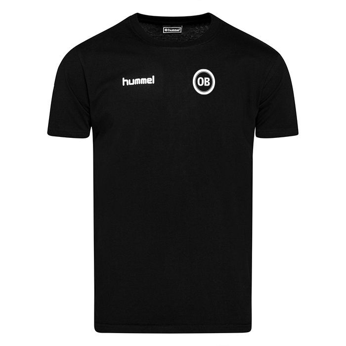 Odense Boldklub T-Shirt Go Cotton - Noir/Blanc
