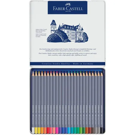 Faber-Castell Aquarellstifte Goldfaber, 24 Stück