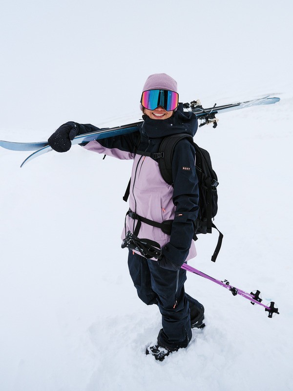 GORE-TEX® Lunalite 3L Veste de snow technique Violet Femme