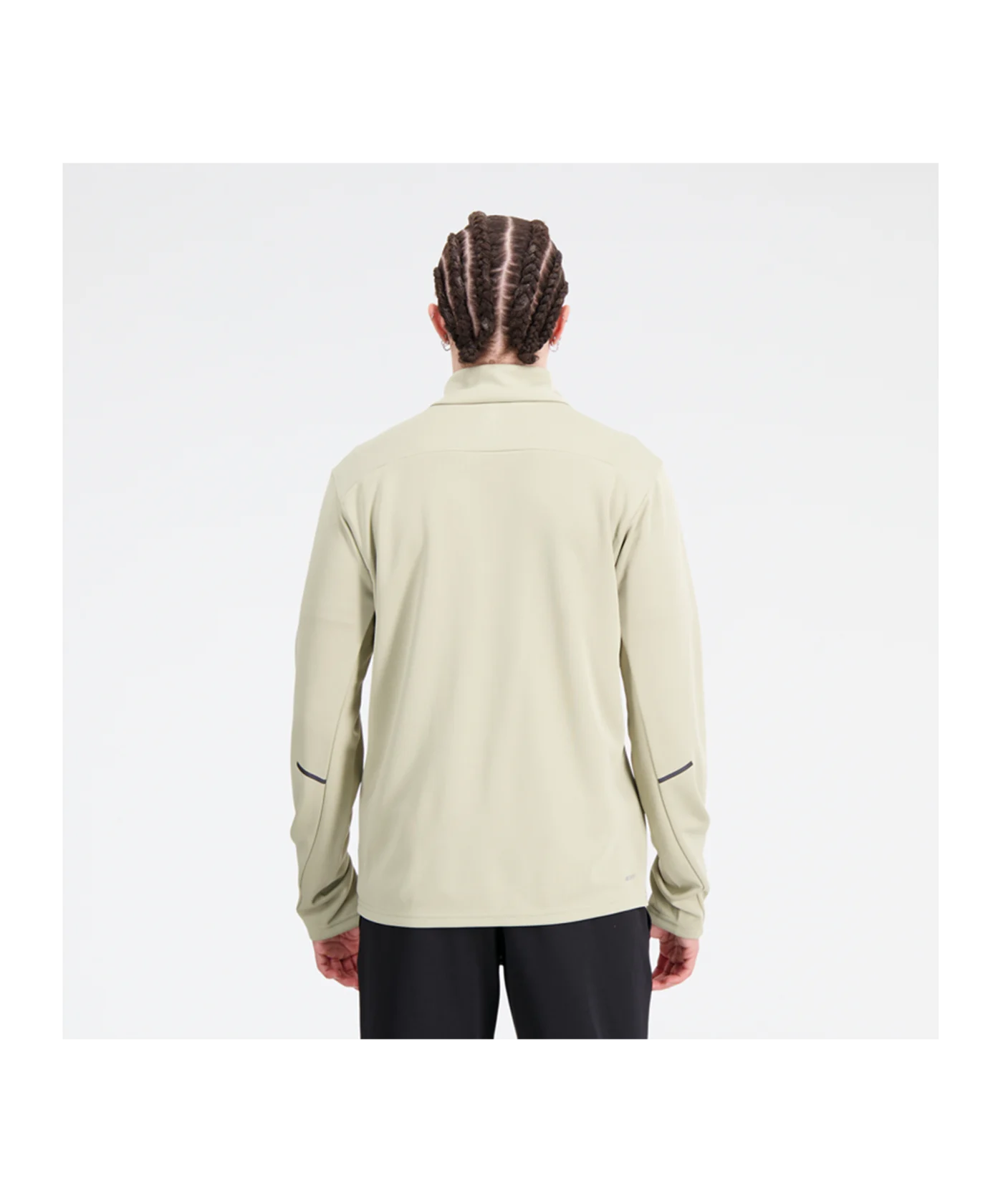 New Balance Tenacity HalfZip Sweatshirt Beige FFUG