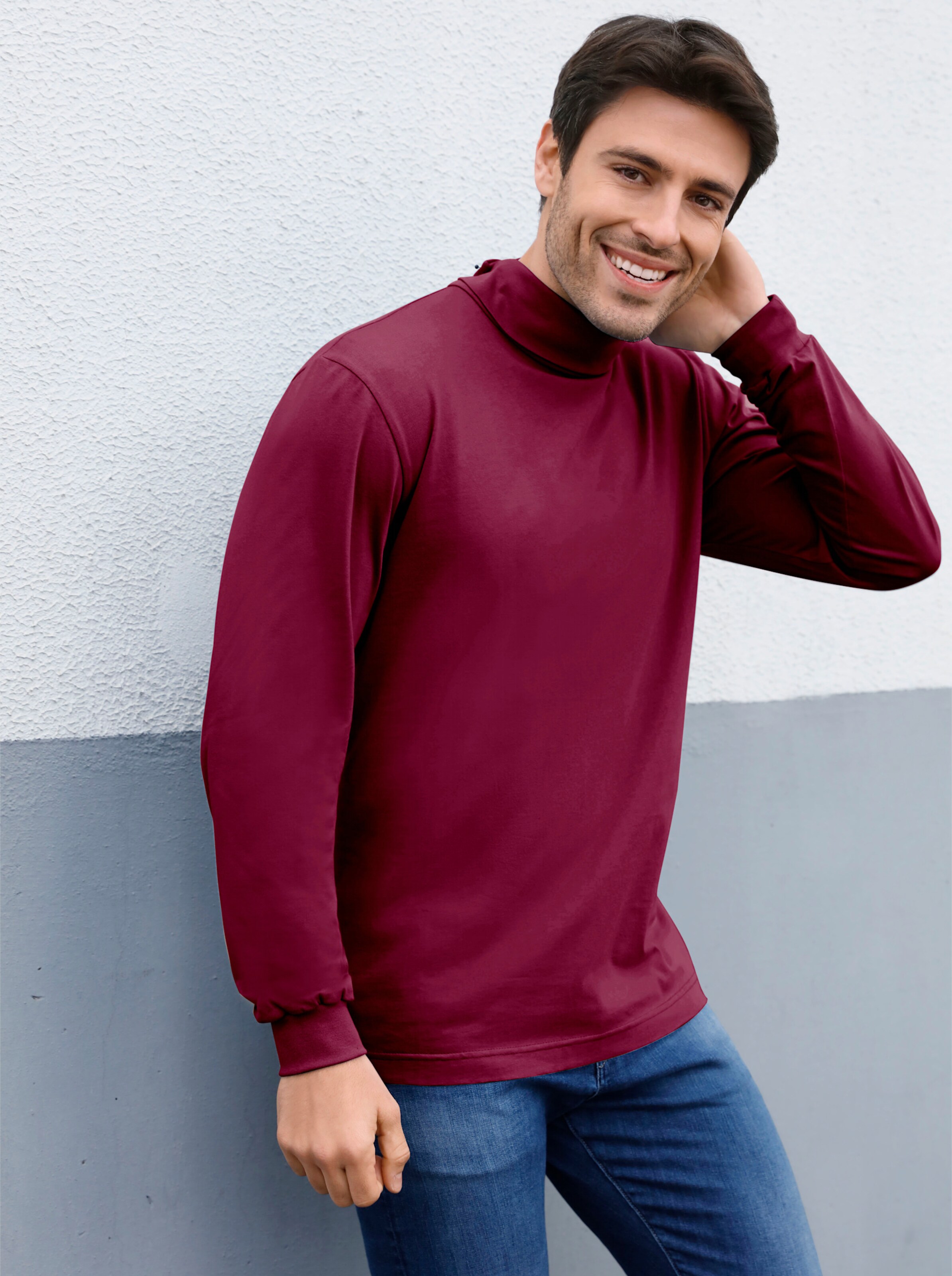 Rollkragen-Shirt