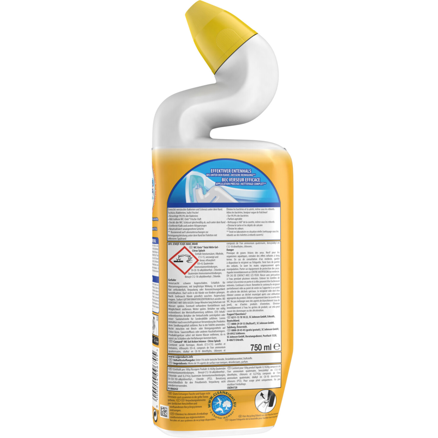 WC-Ente Total Aktiv Gel Citrus