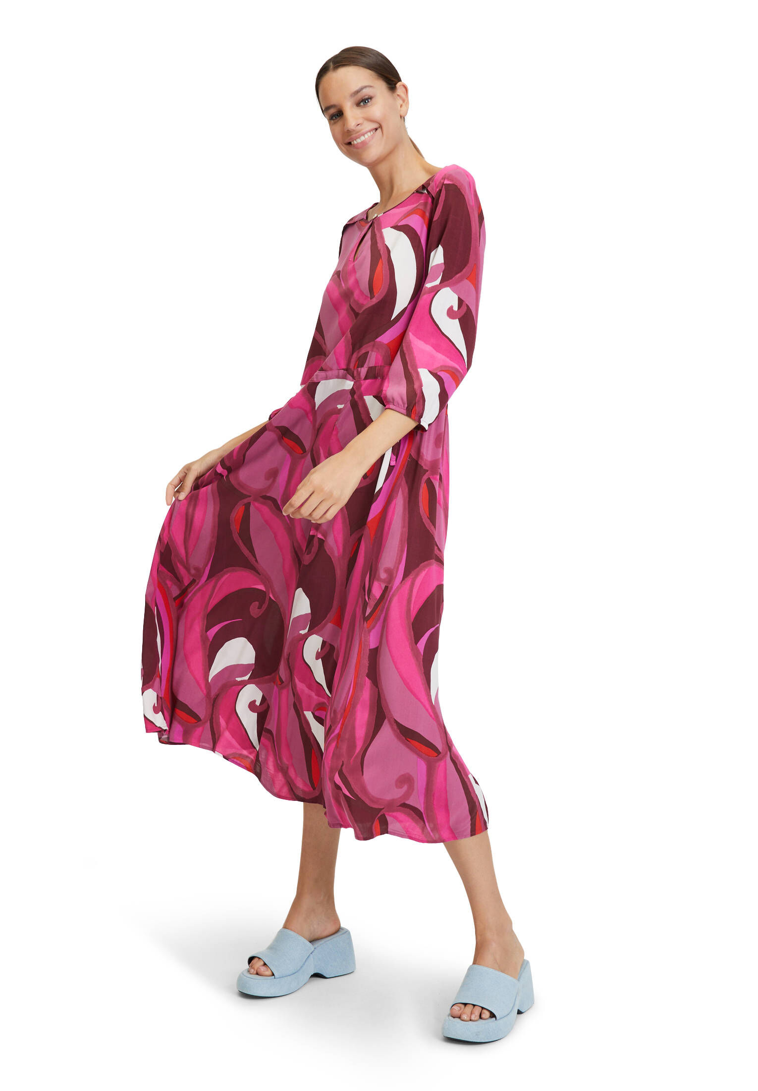 Cartoon| Damen Casual-Kleid mit Muster