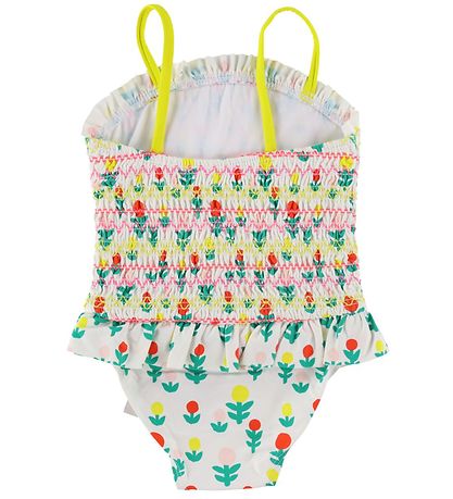 Stella McCartney Kids Badeanzug - UV50+ - Ivory/Bunt