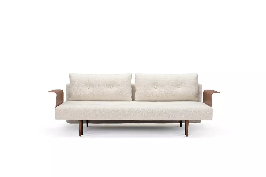 Schlafsofa mit Armlehnen Recast Plus dunkel