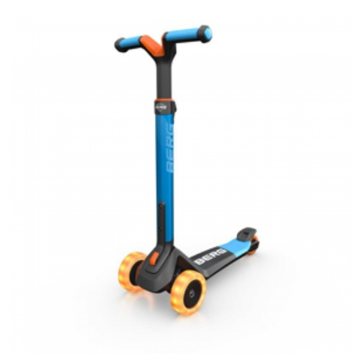 Nexo trottinette pliable bleu-roues led