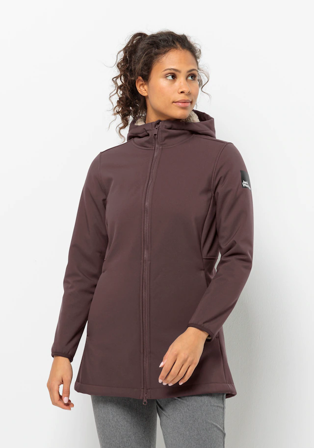 Jack Wolfskin Softshellmantel »WINDLAND COAT W«