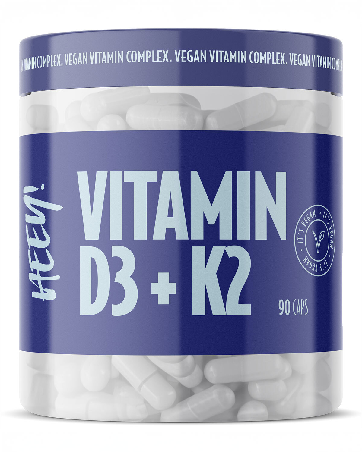 Heey! Vitamin D3/K2 + Superfruits 90 caps
