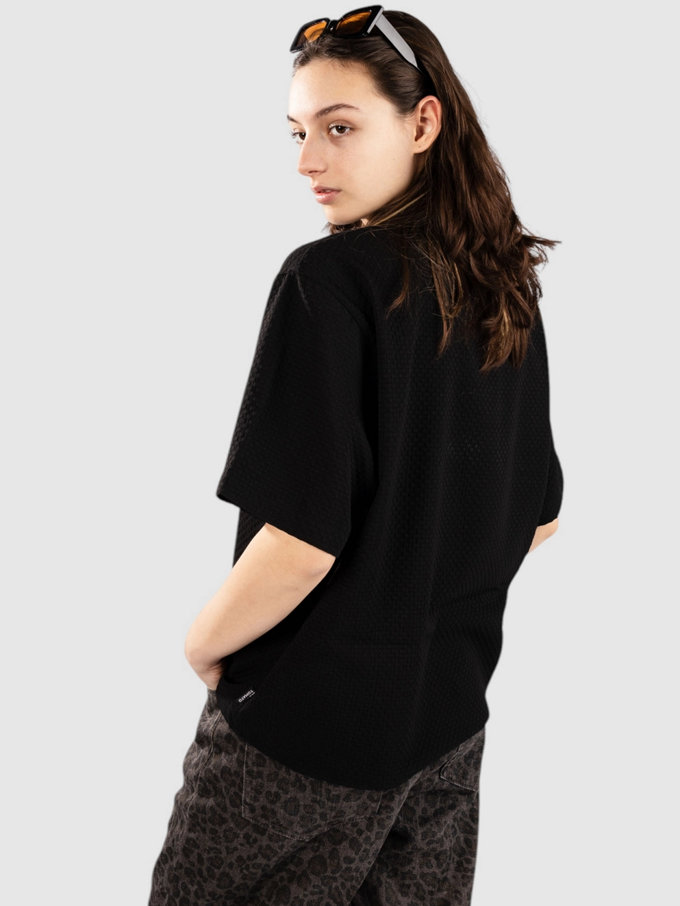 Blue Tomato Textured Shirt textured black