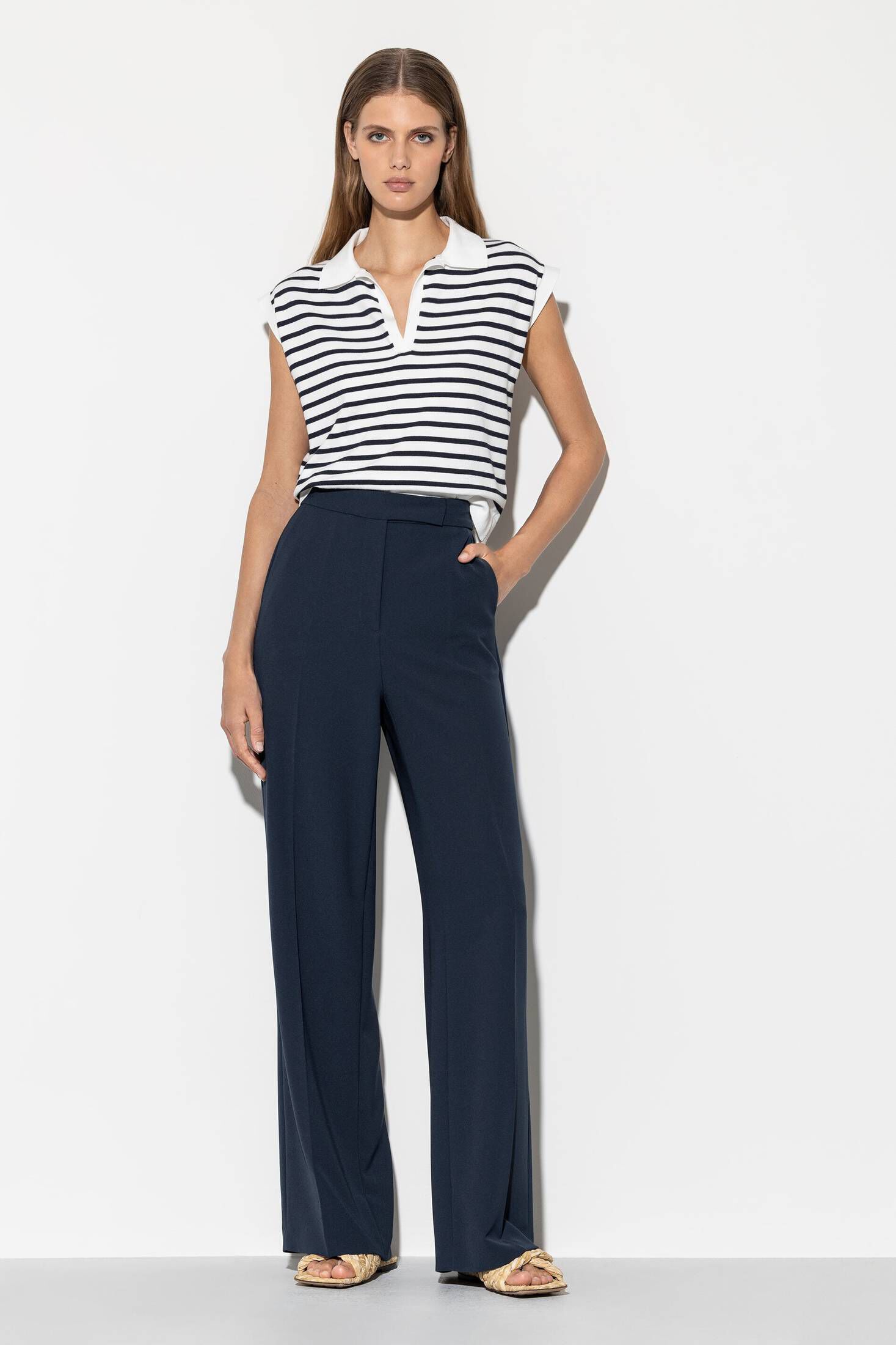 Luisa Cerano| Damen Hose Marlenehose