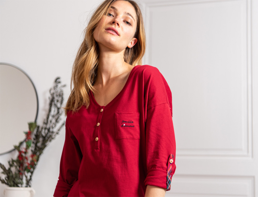Pyjama long-Famille d'amour