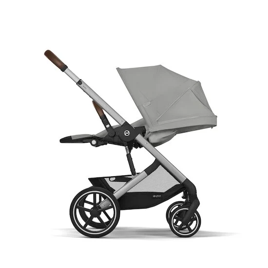 Poussette Balios S Lux 2   Châssis Silver - Stone Grey        de               CYBEX