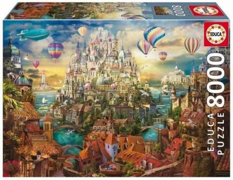 Educa - Droomstad - Legpuzzel - 8000 stukjes - Volwassenen