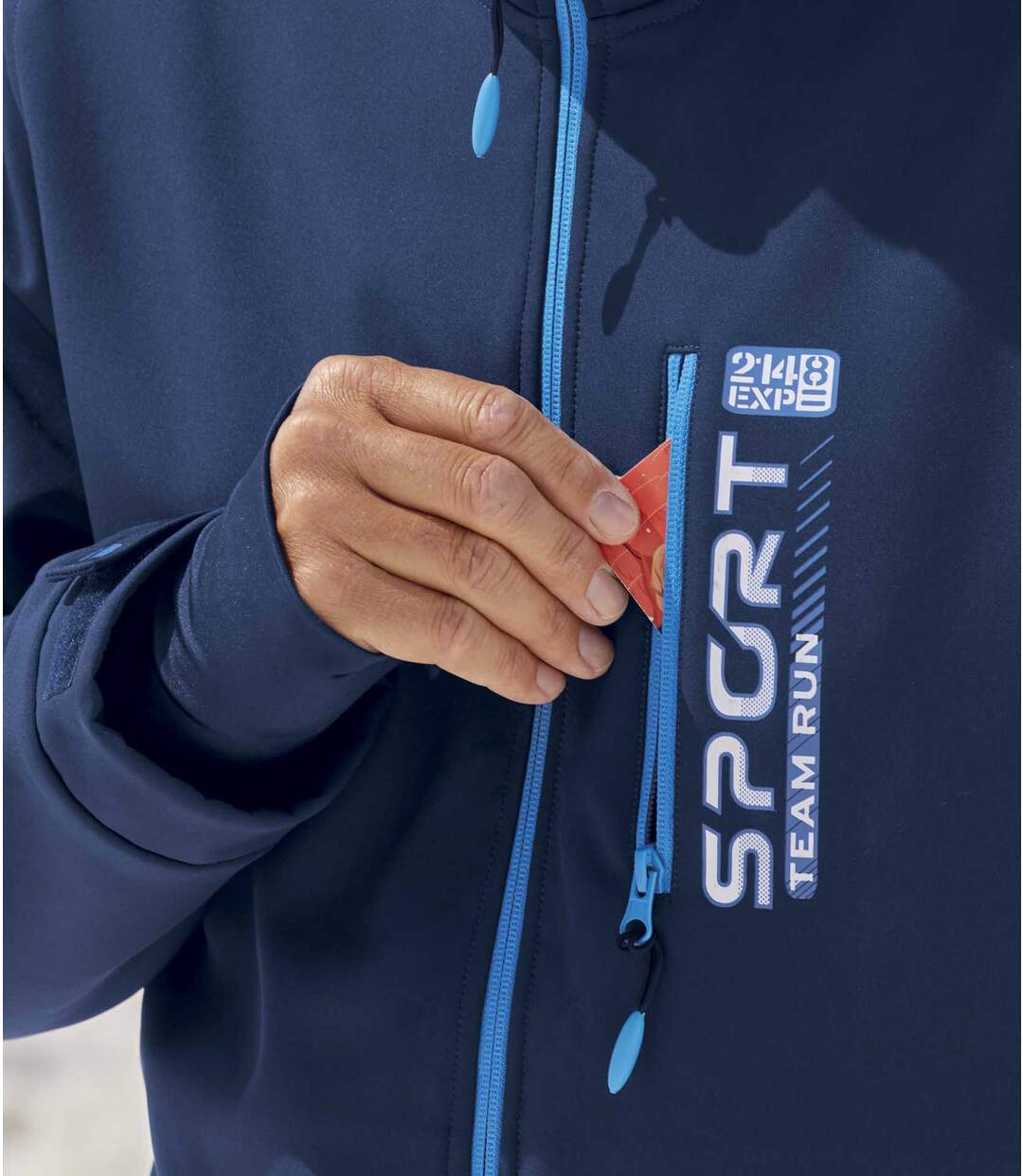 Blouson Softshell Doublé Micropolaire Sport Team
