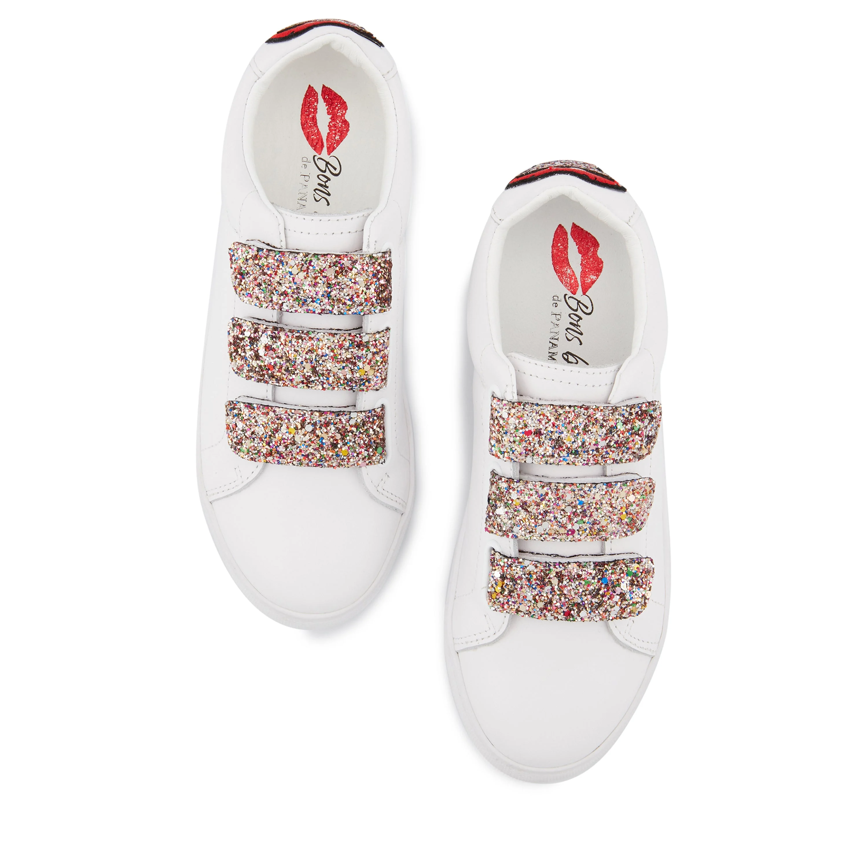 EDITH TONGUE - Sneakers en cuir | Blanc
