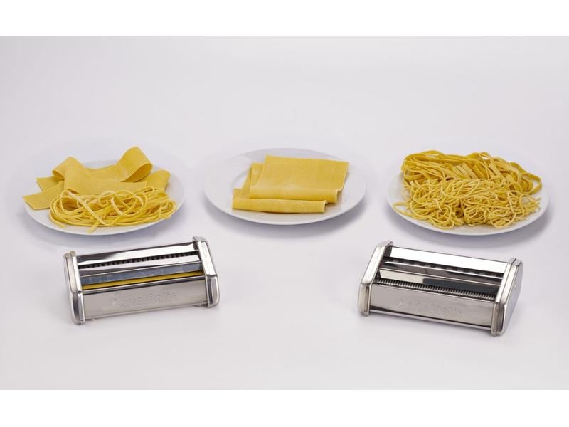 Ariete Pastamaschine PastaMatic Silber Motor- oder handbetriebener Nudelroller