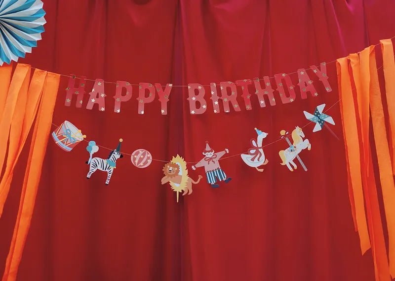 Happy Birthday Banner Circus 2,75m