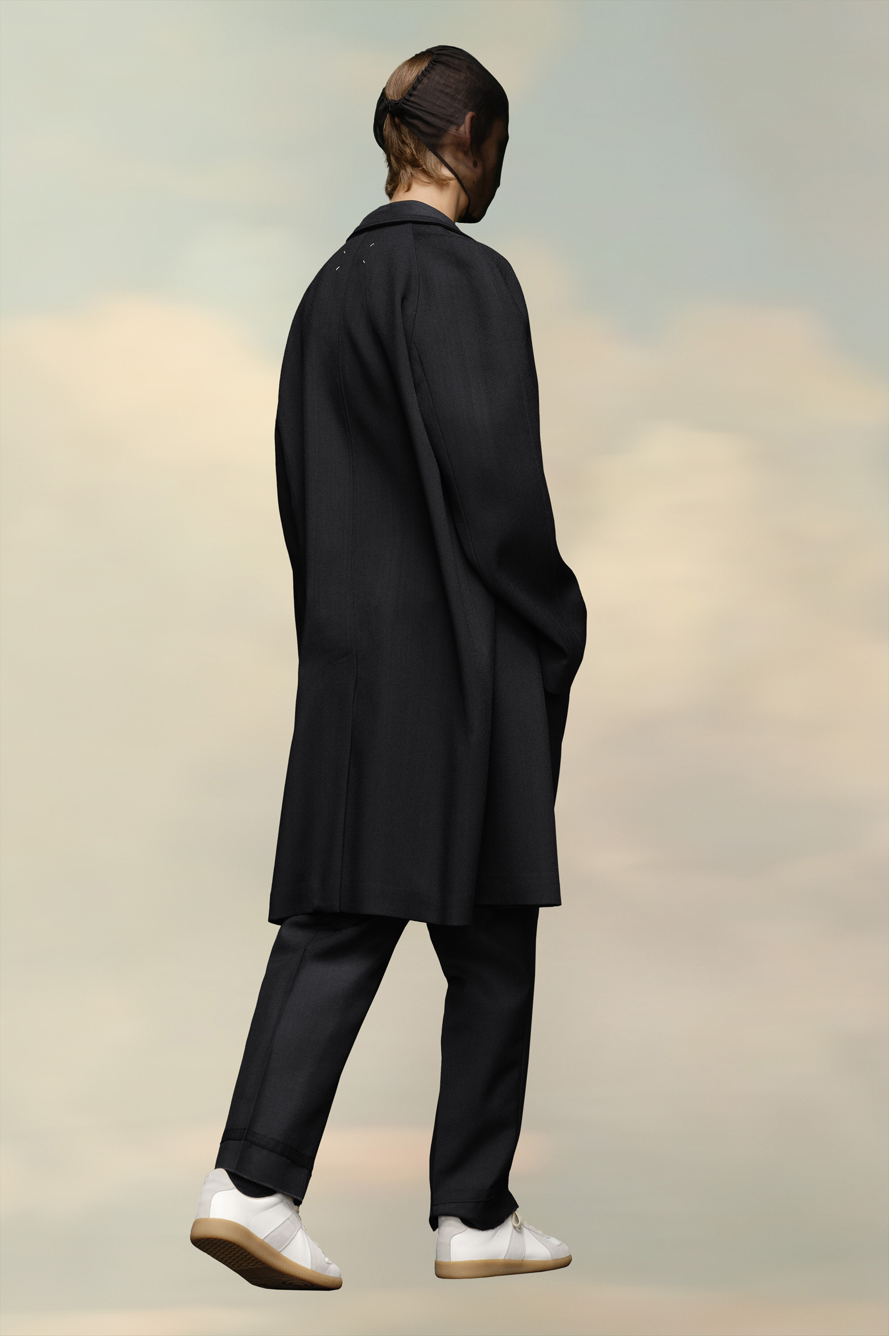 Manteau longueur genou Noir