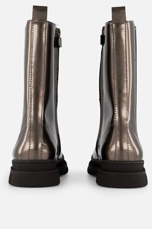 Muyters Chelsea boots zilver Leer