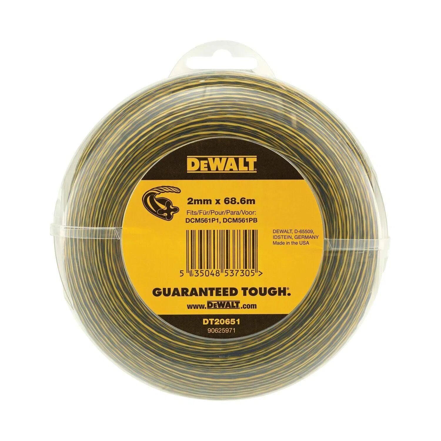 DeWALT DT20651 Grastrimmerdraad 2mm x 68.8m