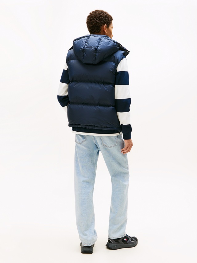 Tommy Jeans Steppweste »ALASKA DOWN VEST« Regular fit mit abnehmbarer Kapuze