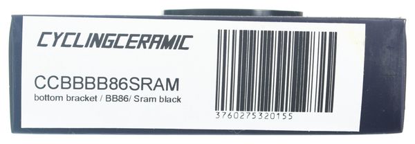 Boitier de Pédalier CyclingCeramic BB86 Sram GXP Noir