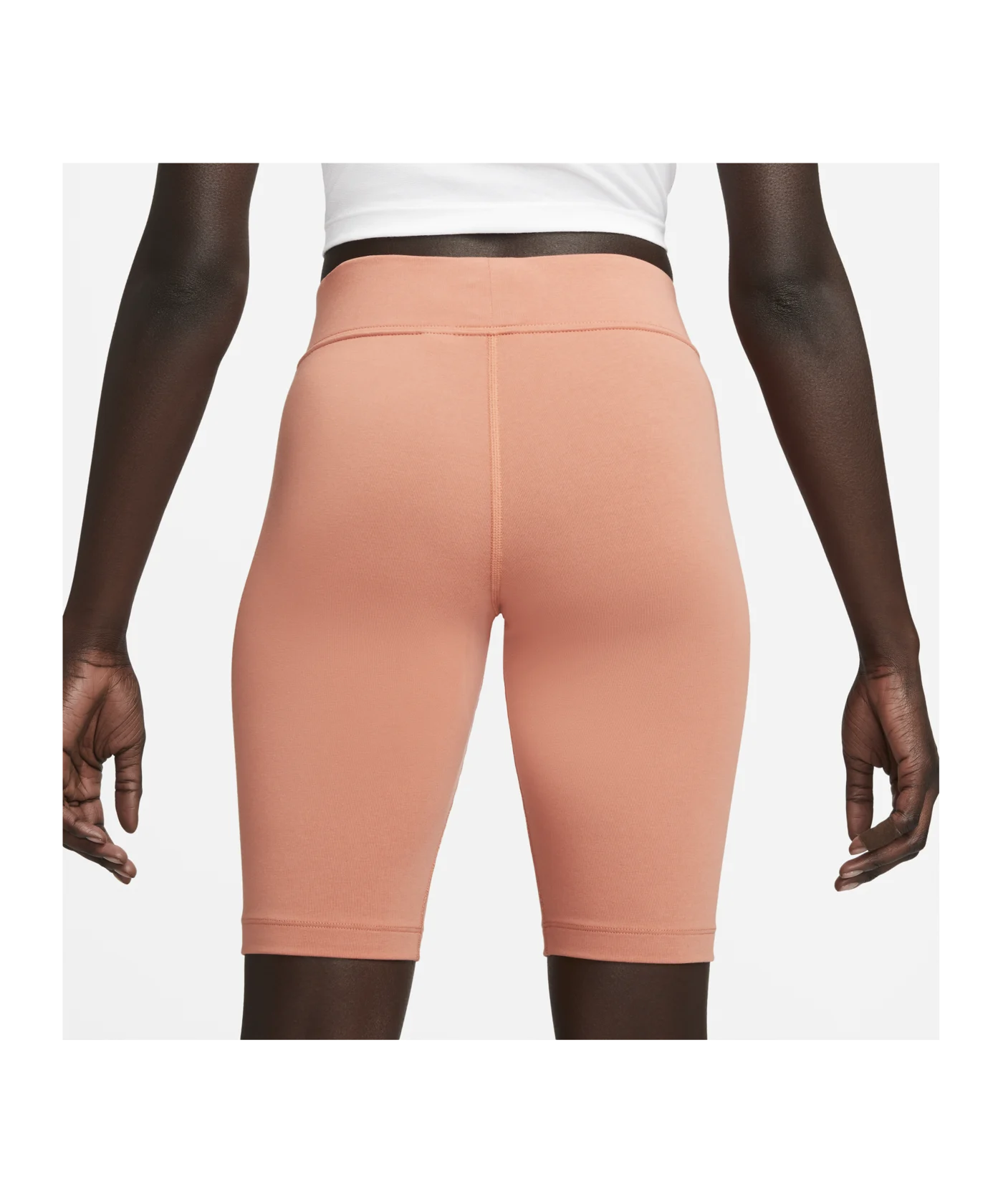 Nike Essential Biker Short Damen Rosa Weiss F827