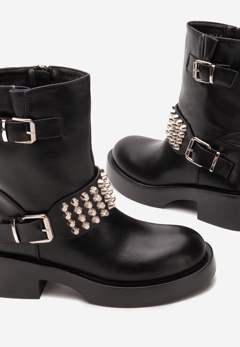 Bottines hautes femme noires Celiora