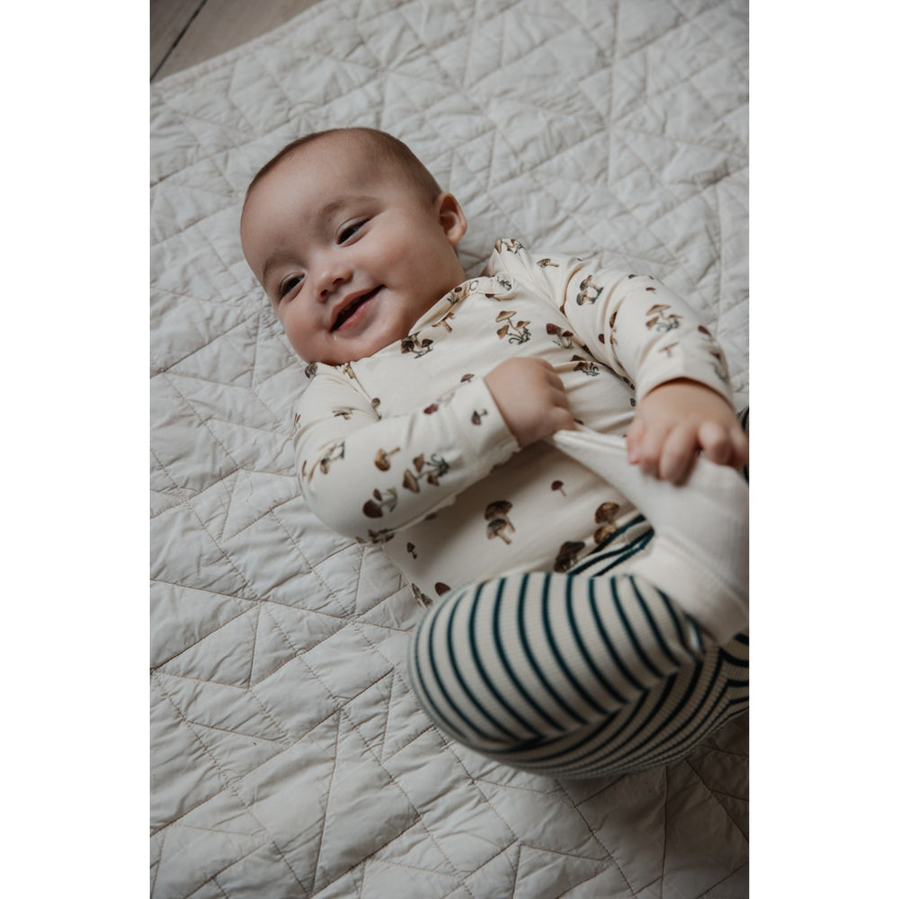 Køb Petit Piao Dark Sea/off White Legging Modal Striped