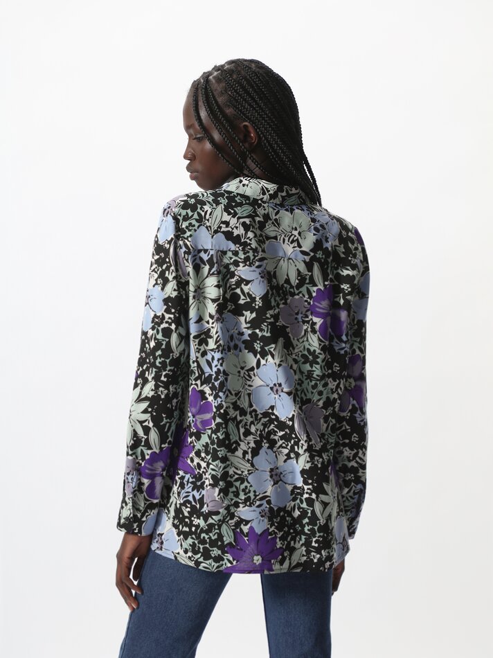 Camisa fluida de padeiro - Verde