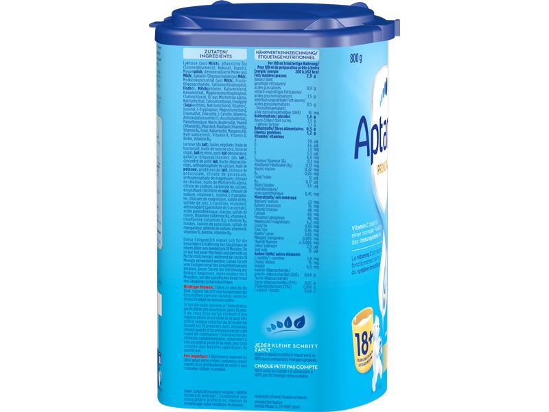 Aptamil Juniormilch Pronutra Junior 18  Nature, Monatsbox 4 Juniormilch, Pronutra Junior 18  , 4 x 800 g
