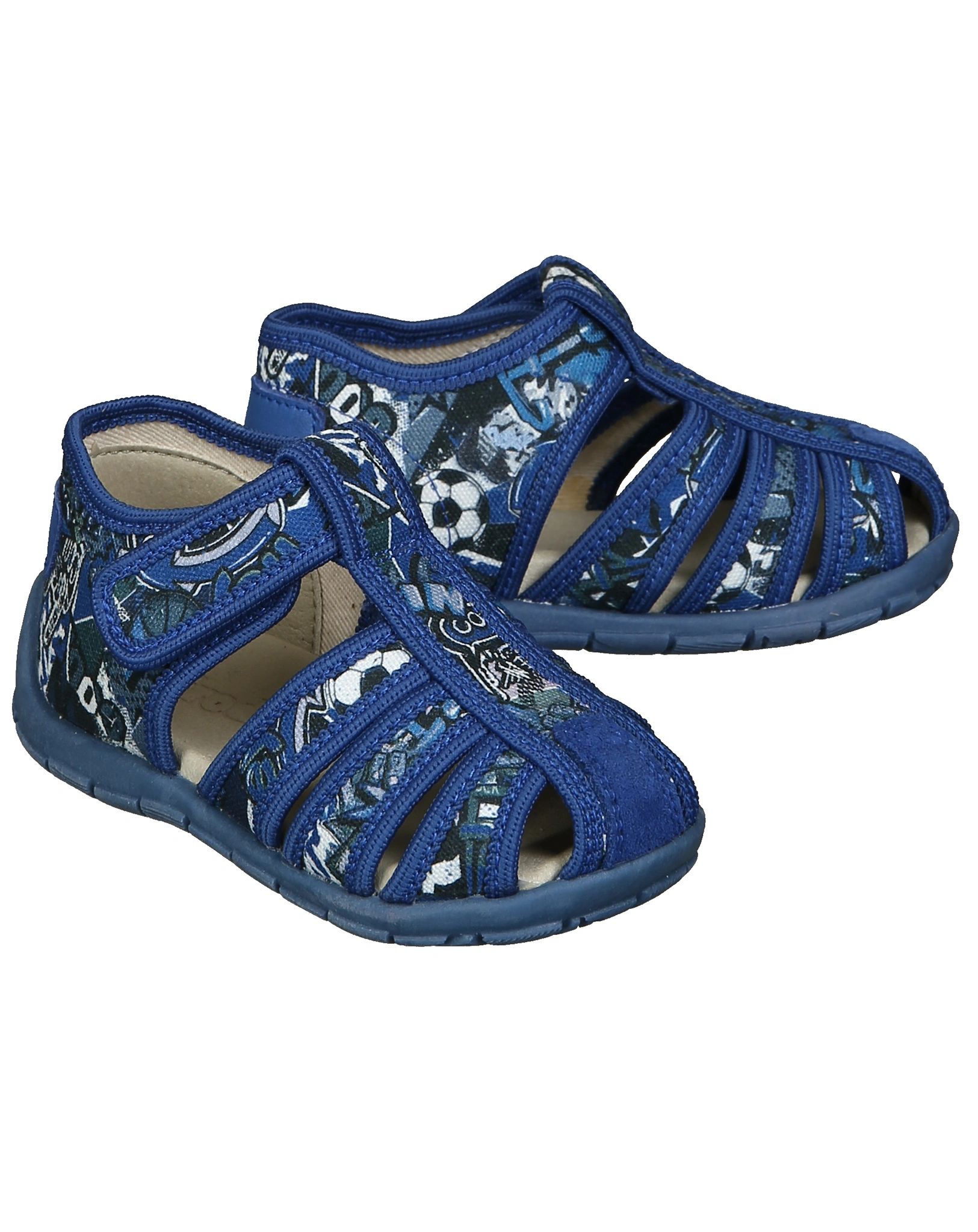 Sandalen SOCCER mit Zehenschutz in blue