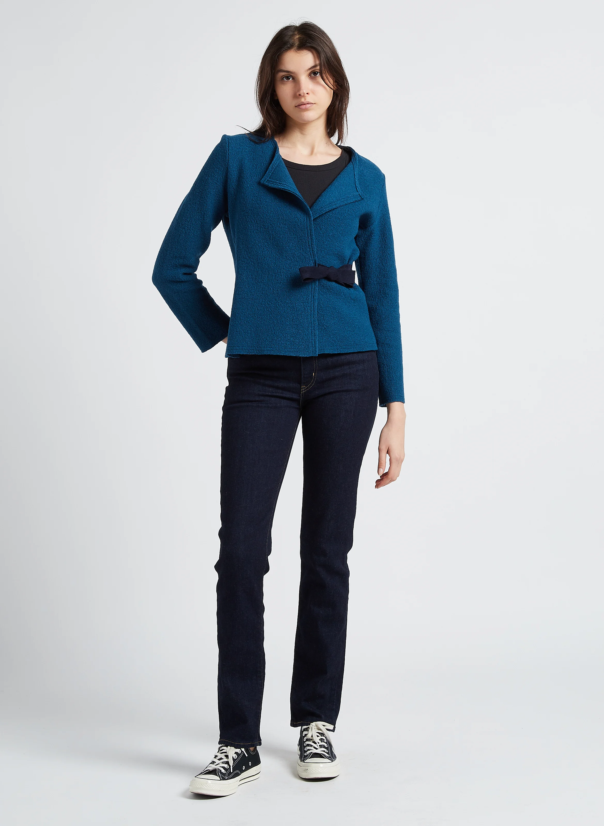 724 HIGH RISE STRAIGHT - Jean slim en coton mélangé | Jean brut