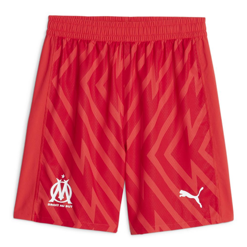 Puma Short de Foot Rouge Homme Puma Om 2024