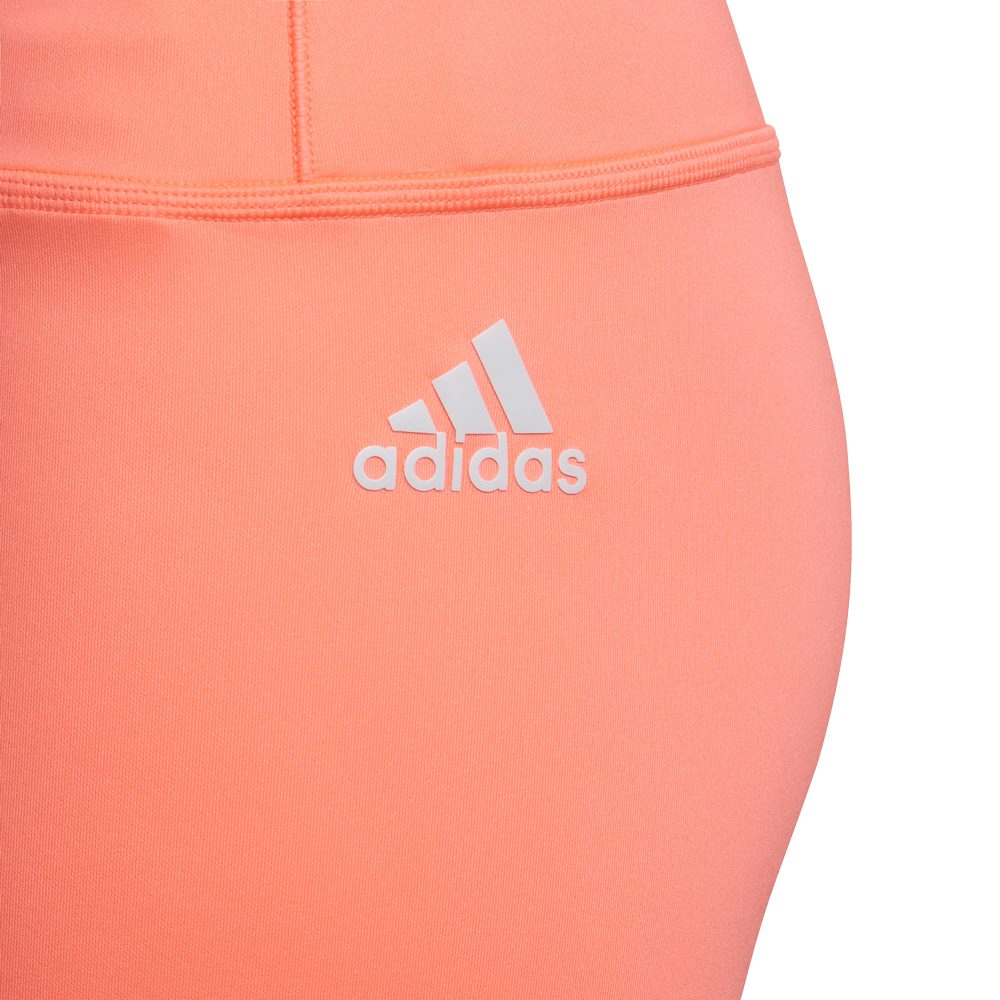 adidas Optime Aeroready Training 3-Streifen Tights Mädchen acid red