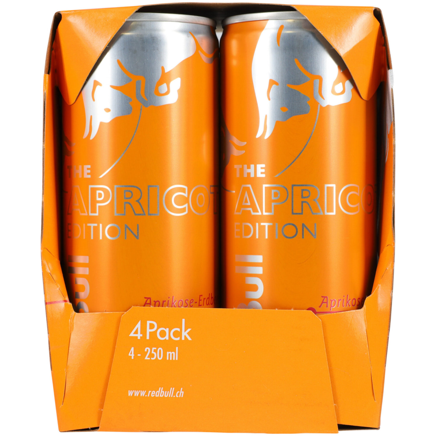 Red Bull Energy Drink The Apricot Edition Aprikose-Erdbeere 4x25cl -100cl