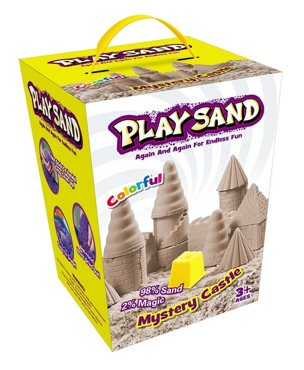 Kinetisk Play Sand, Mystery Castle, 908 g (4 farger)