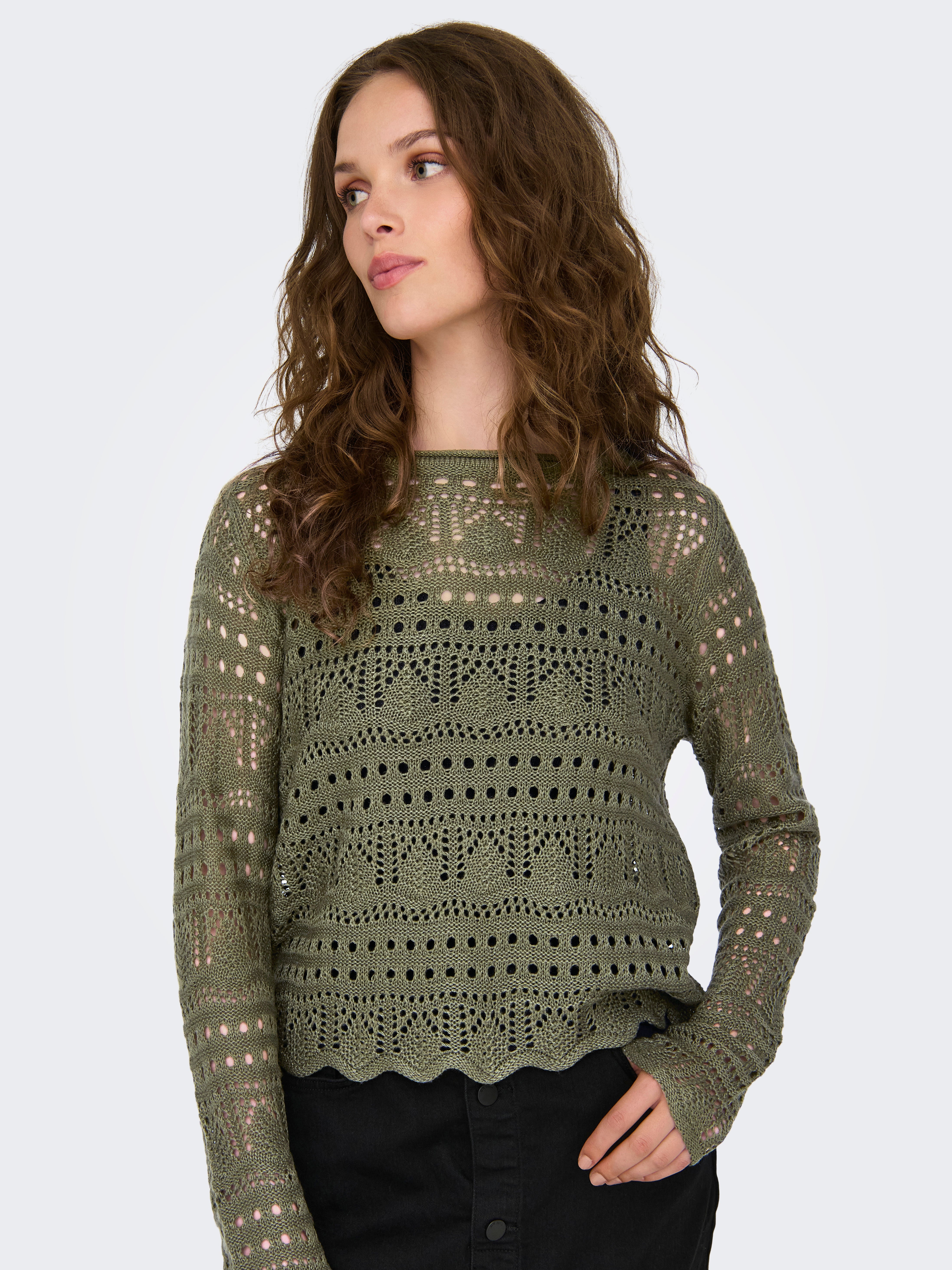 JDYSUN Strickpullover Ivy Green