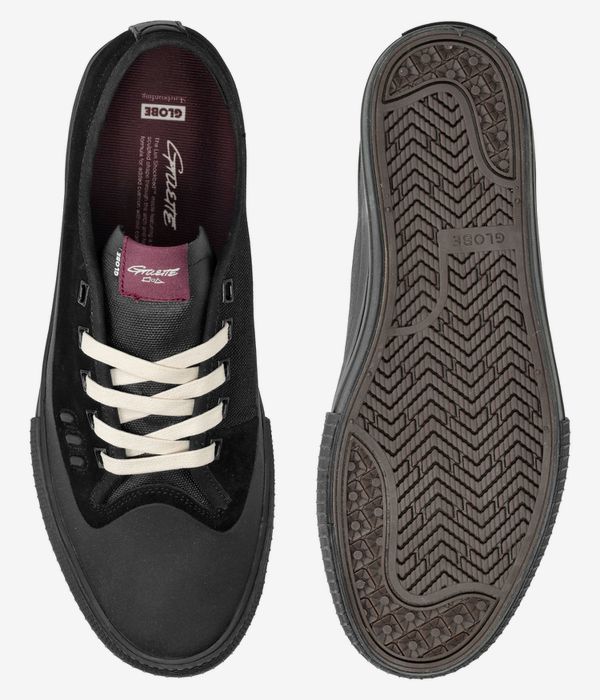 Globe Gillette Schuh (black black suede)