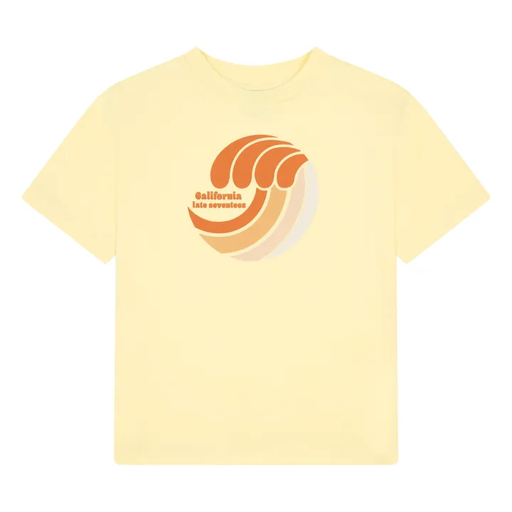 Hundred Pieces T-shirt Manches Courte Coton Bio | Jaune citron