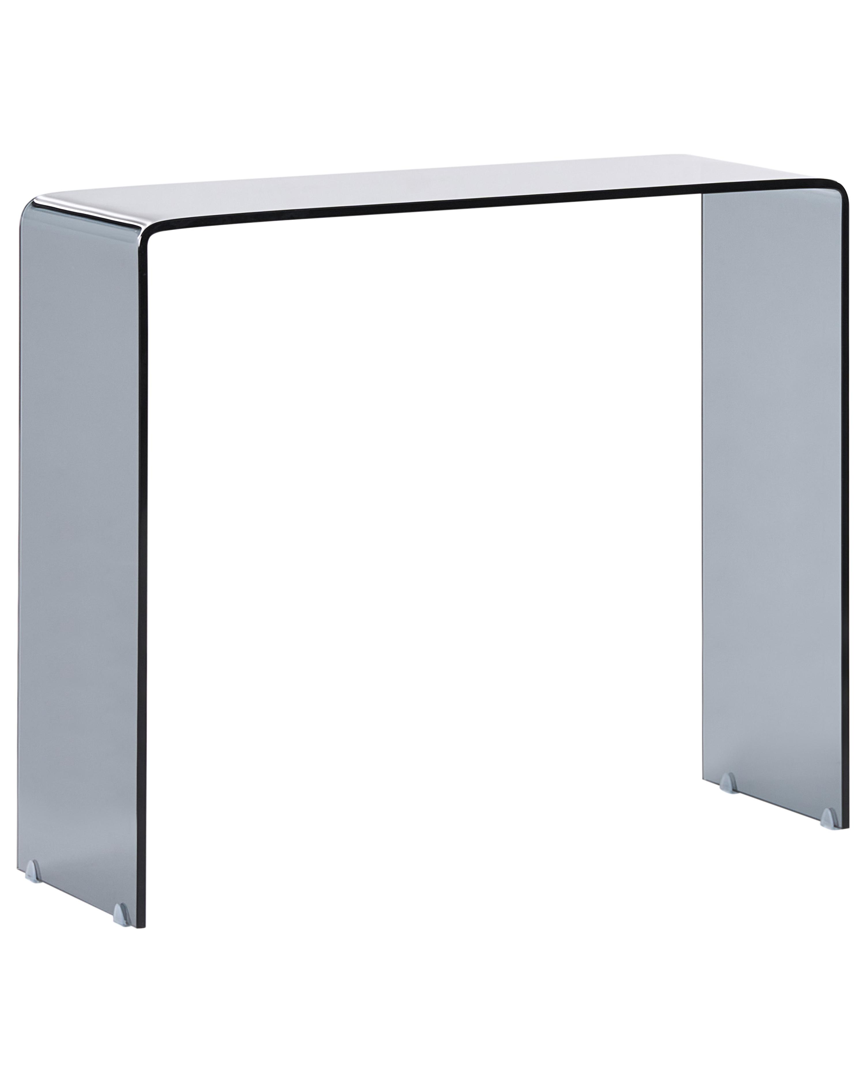 Sidetable KENDALL Veiligheidsglas Zwart