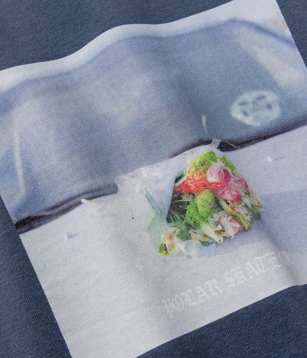Polar Dead Flowers T-Shirt (grey blue)